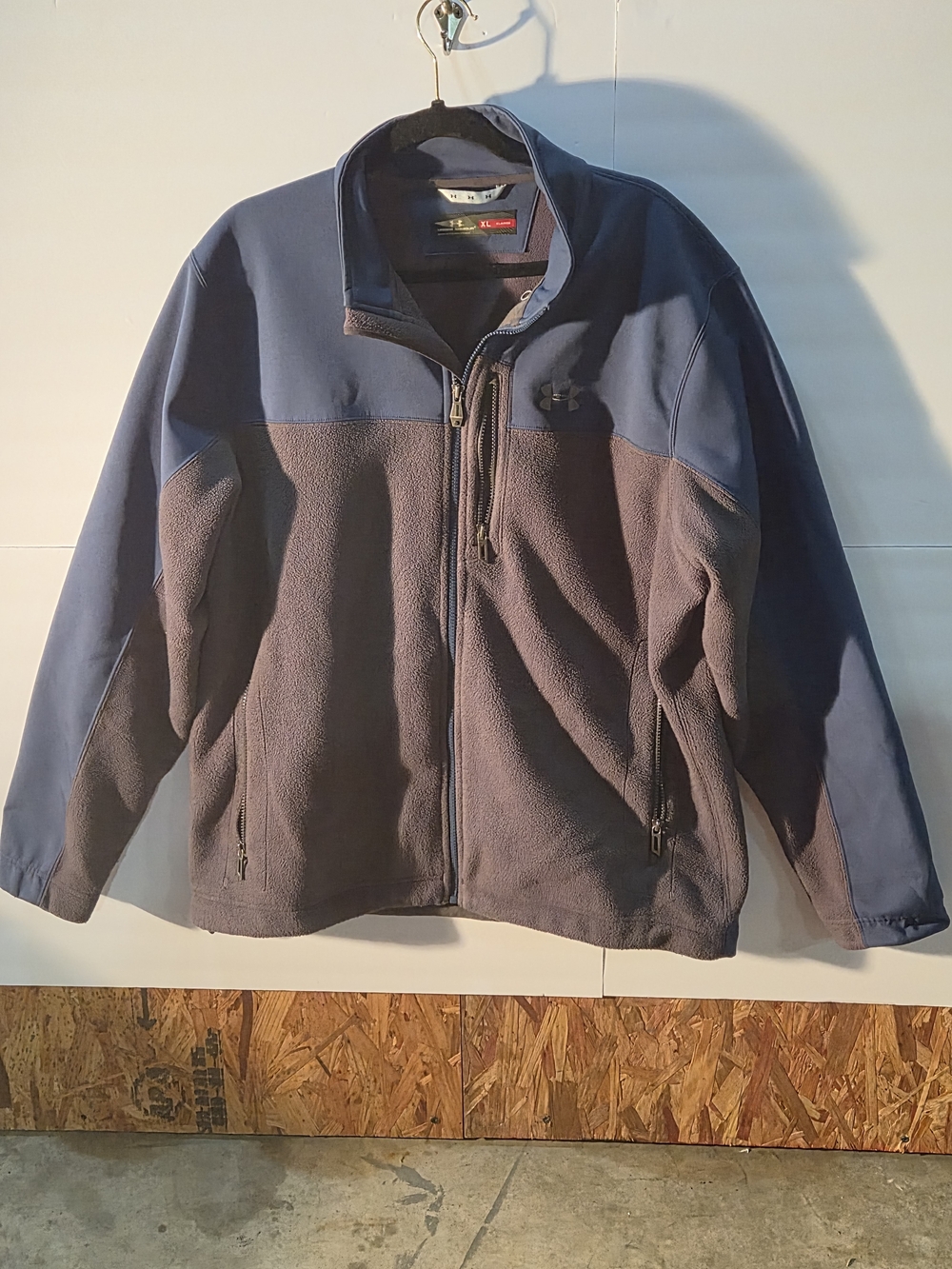 Under Armour Men’s Blue & Gray Full‑Zip Performance Fleece Jacket